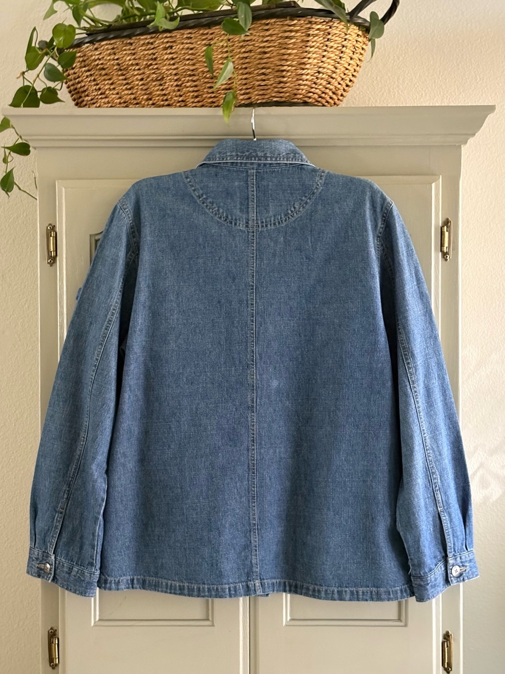 FADED GLORY Denim Chore / Utility Jacket | medium wash | 100% cotton | medium - Picture 4 of 7